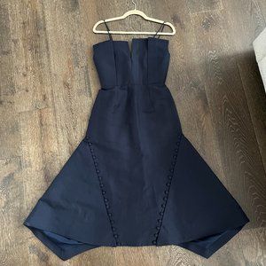 C/Meo Collective Navy Strapless Dress - New With Tags